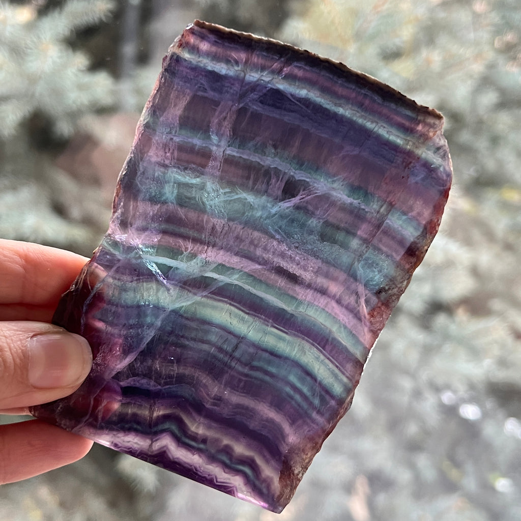 Felie fluorit din Provincia Zhejiang, China model 3, pietre semipretioase - druzy.ro 3 