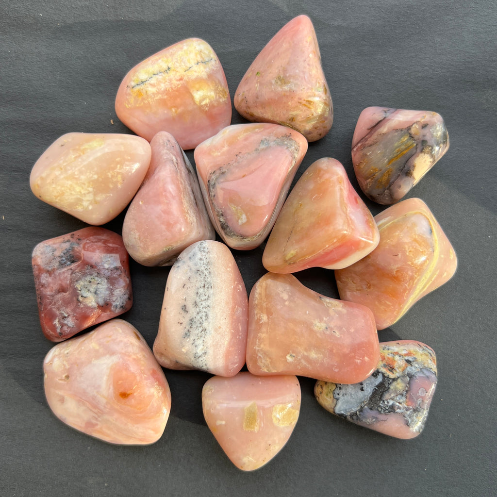 Opal roz piatra rulata Peru, pietre semipretioase - druzy.ro 7 