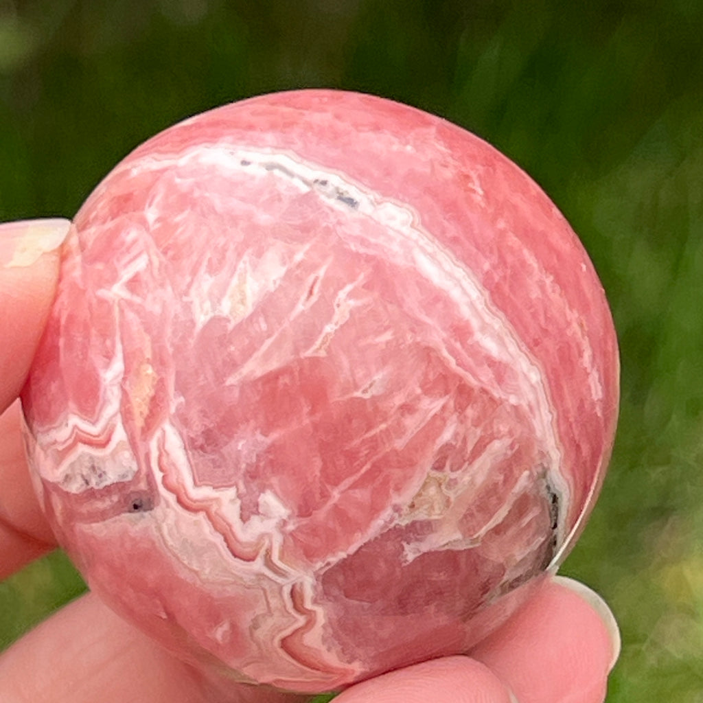 Sfera rodocrozit calitate AAA model 2, pietre semipretioase - druzy.ro 6 