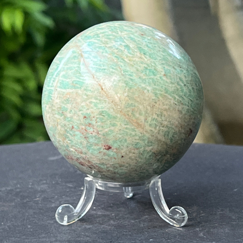 Sfera amazonit din Madagascar model 6, pietre semipretioase - druzy.ro 3 