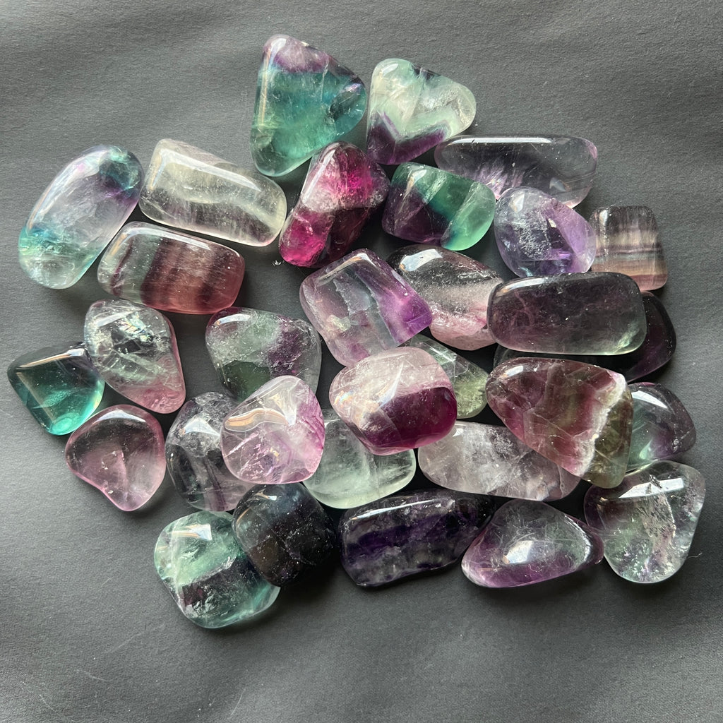 Fluorit piatra rulata mini calitate AAA, pietre semipretioase - druzy.ro 3 