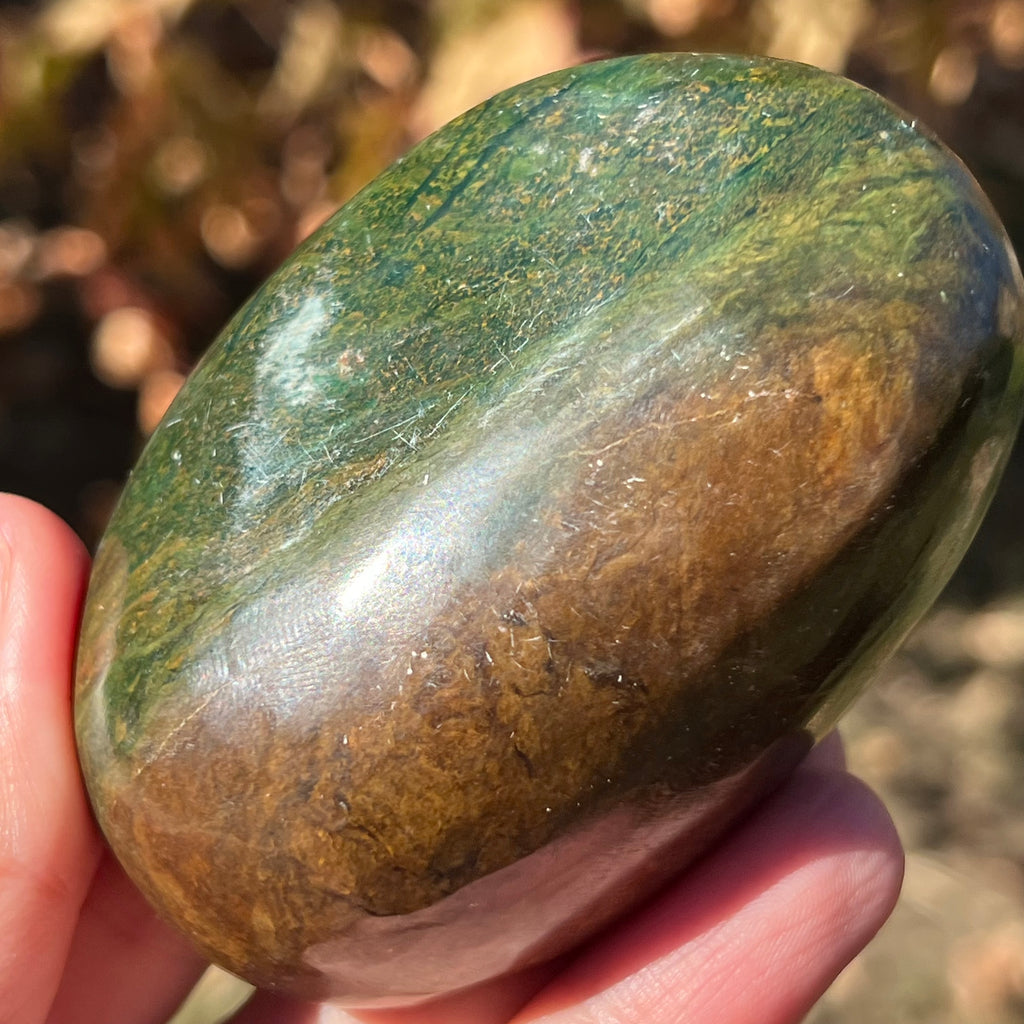 Verdit serpentin inchis Africa palmstone XL/ piatra decorativa m3, druzy.ro, cristale 4