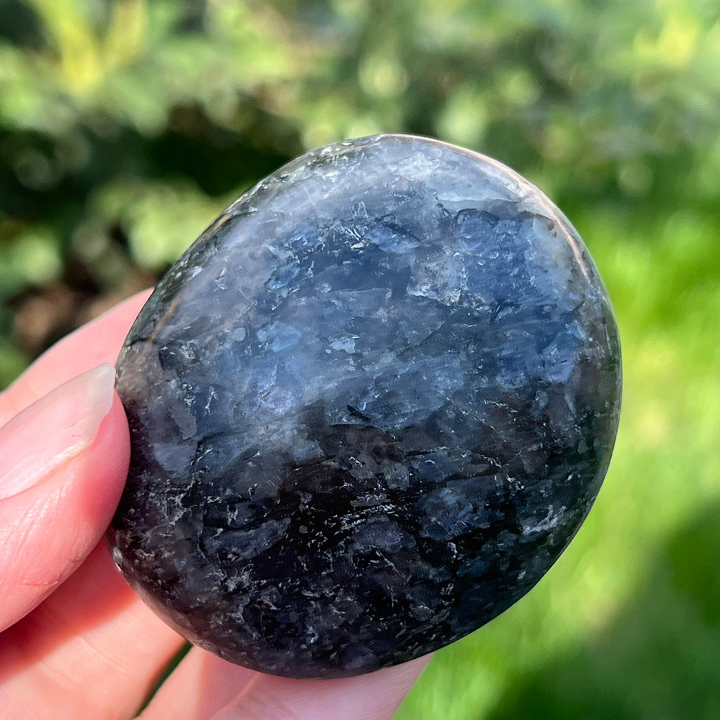 Palmstone Iolit (safir de apa) din Madagascar model 2, pietre semipretioase - druzy.ro 2 