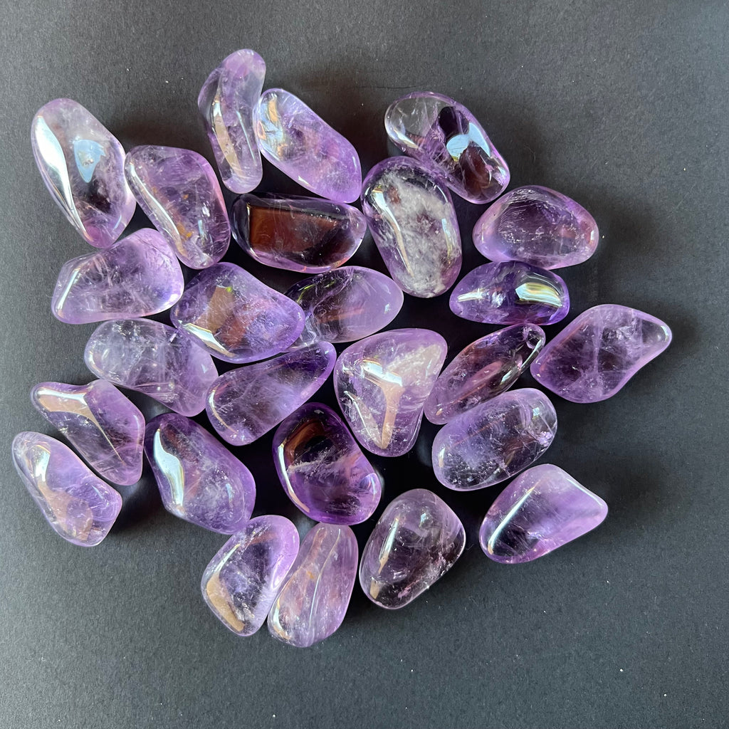 Ametist piatra rulata mini, druzy.ro, cristale 1