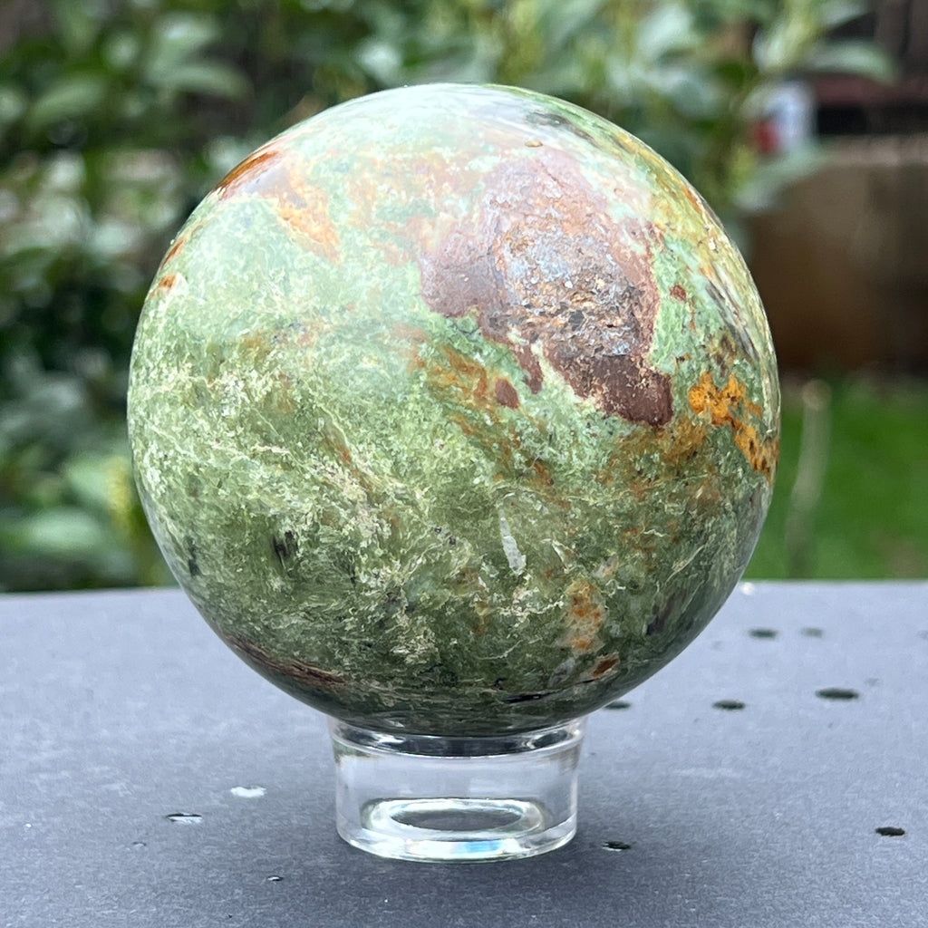Crisopraz sfera m7, pietre semipretioase - druzy.ro 5 