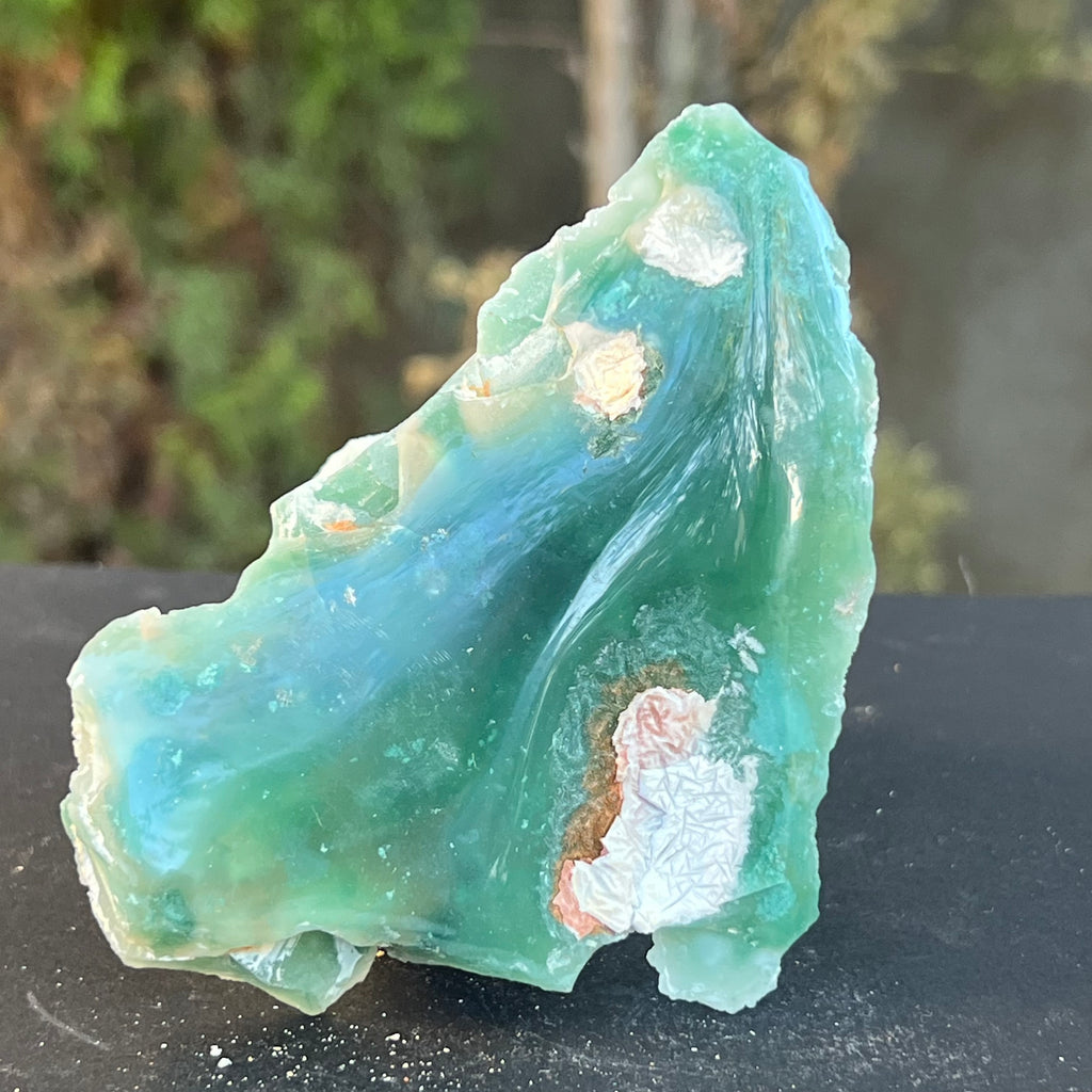 Crisopraz polisat pe o fata m29, druzy.ro, cristale 1
