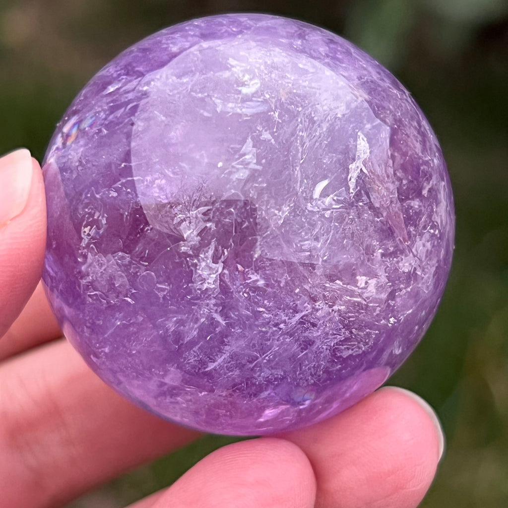 Sfera ametist AA din Brazilia model 10, pietre semipretioase - druzy.ro 8 
