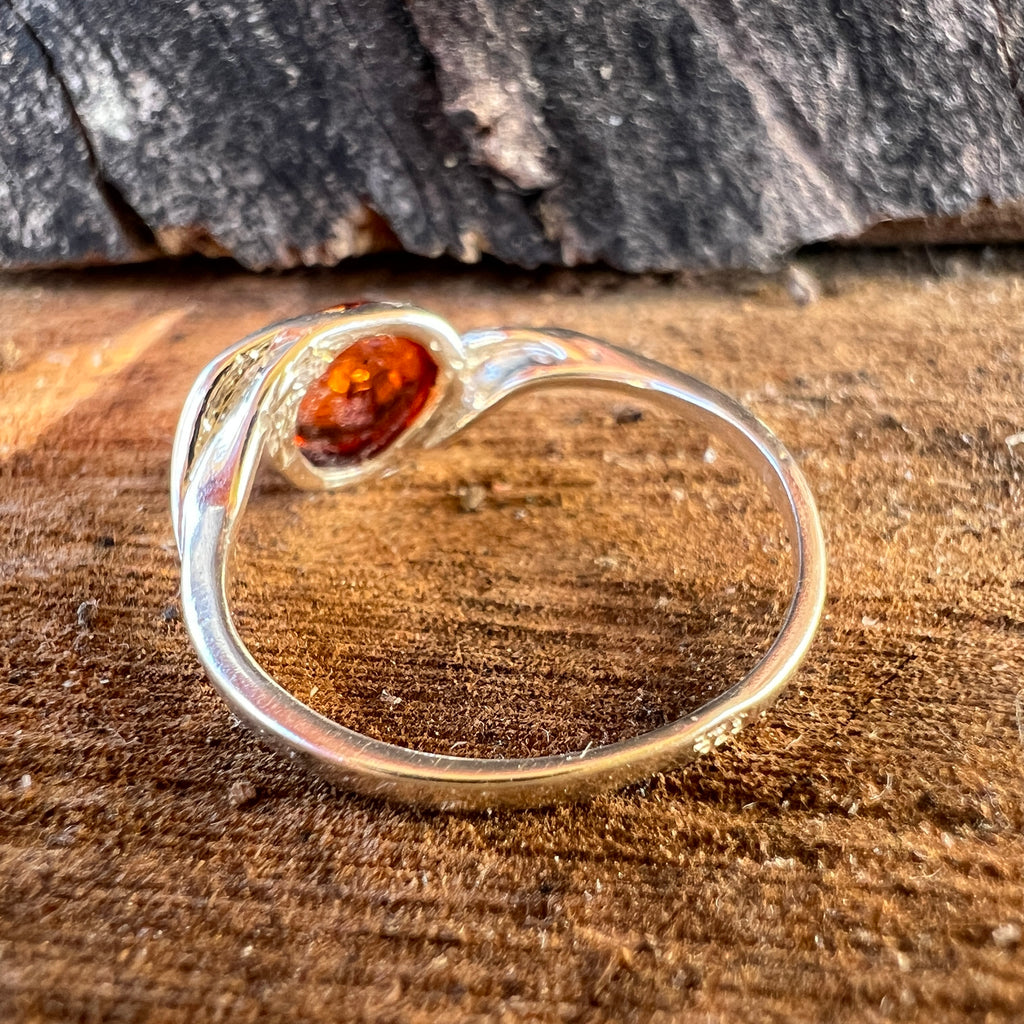 Inel argint cu chihlimbar Amber14, pietre semipretioase - druzy.ro 3 