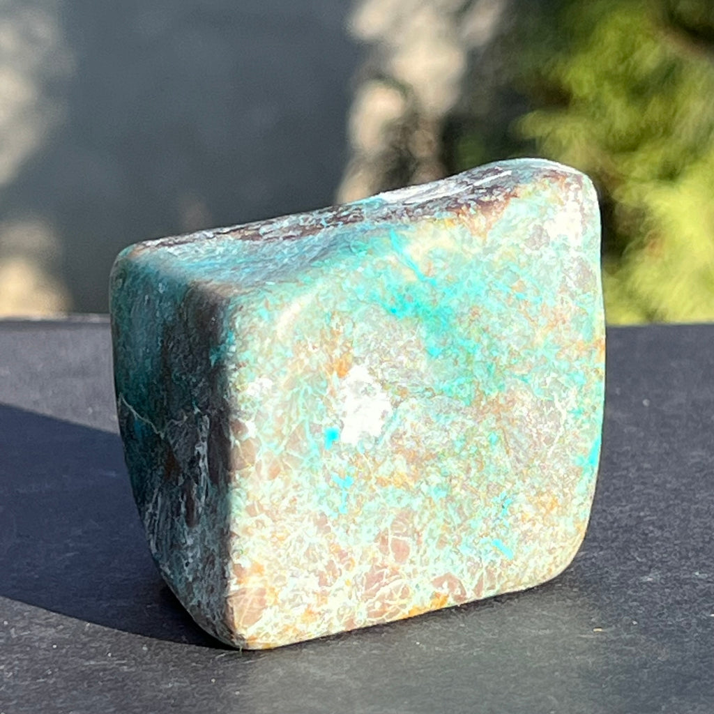 Shattuckite forma libera/palmstone m10, druzy.ro, pietre semipretioase 3