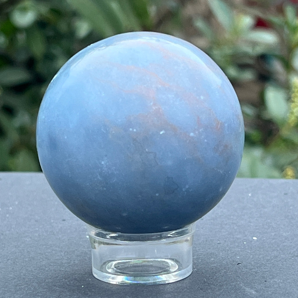 Sfera angelit din Peru model 1, pietre semipretioase - druzy.ro 4 
