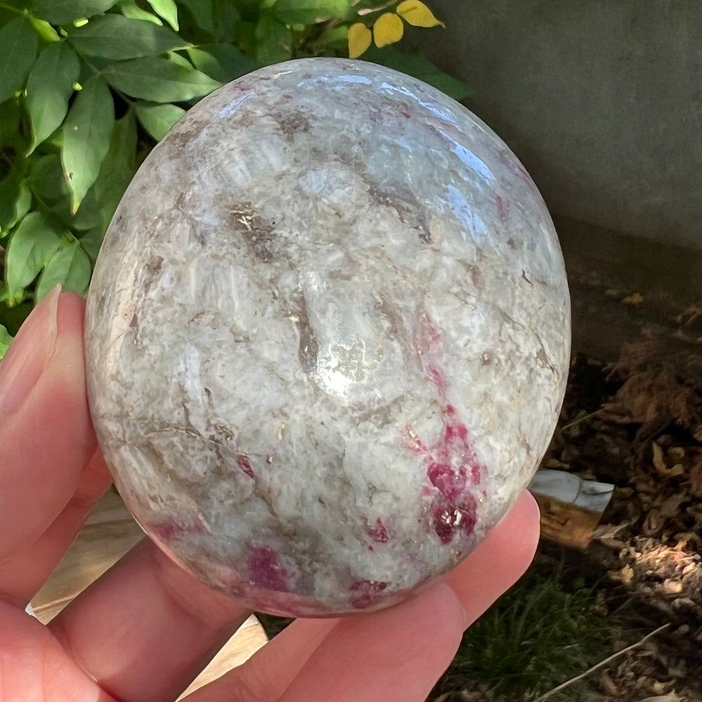 Palmstone rubelit/ turmalina roz m11, pietre semipretioase - druzy.ro 5 