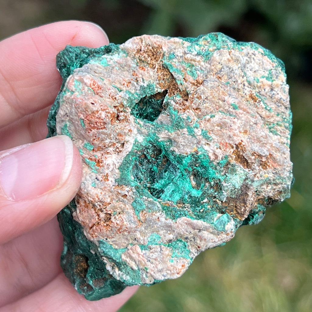 Malachit matasos piatra bruta m2, pietre semipretioase - druzy.ro 7 