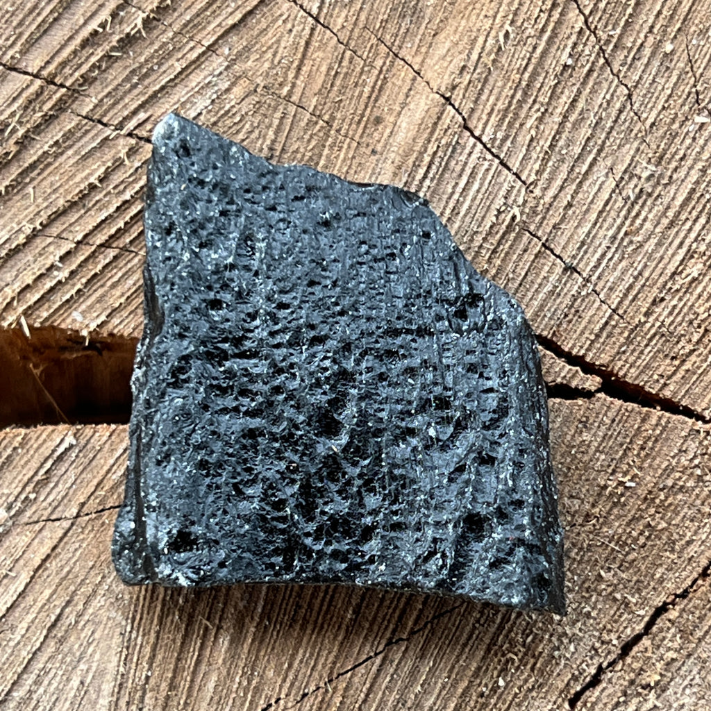 Tectita neagra, meteorit piatra bruta, tektit m11, pietre semipretioase - druzy.ro 2 