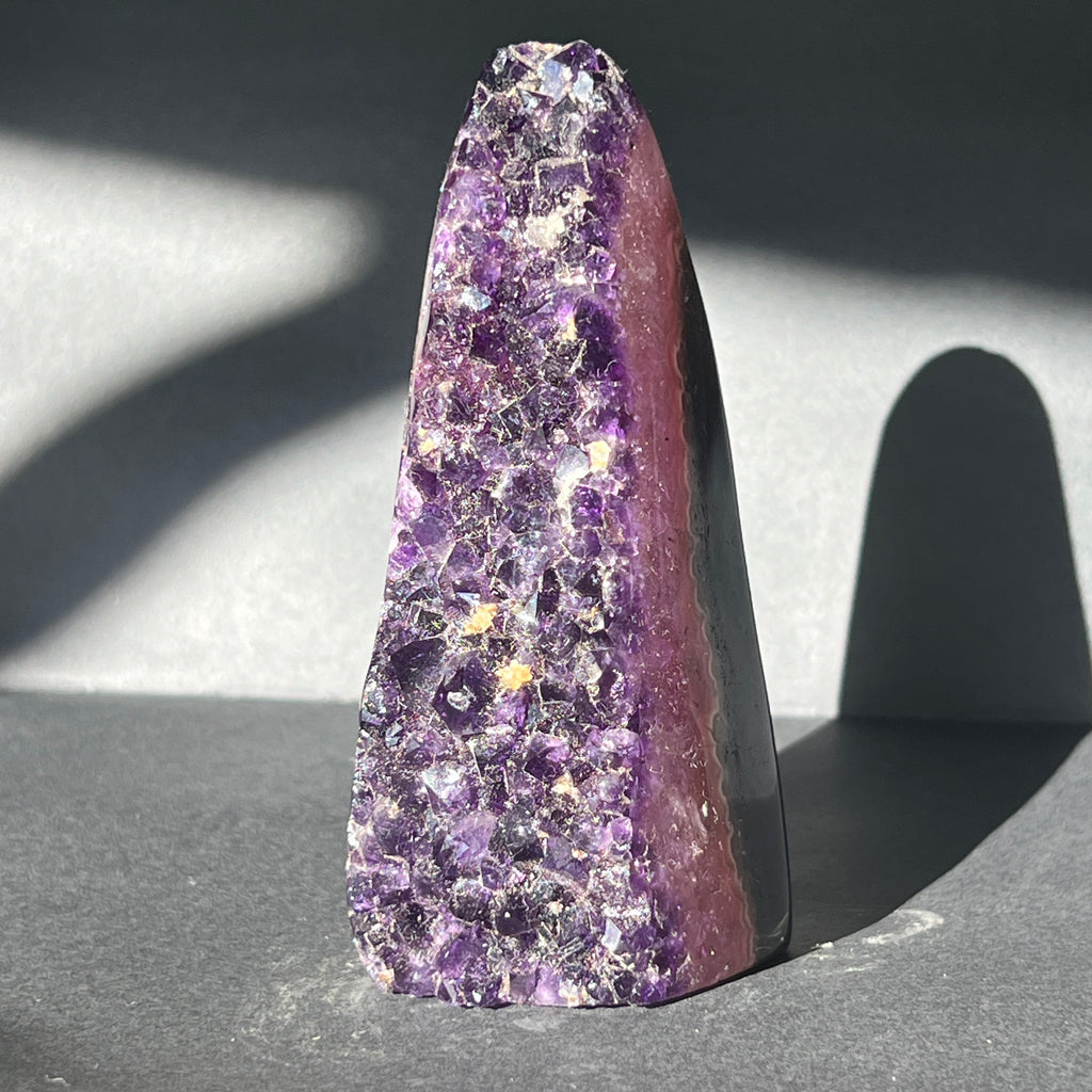 Geoda ametist Uruguay AAA model 8, pietre semipretioase - druzy.ro 1 