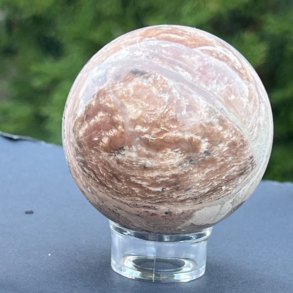 Sfera jasp cirese "Cherry" model 1, pietre semipretioase - druzy.ro 2 
