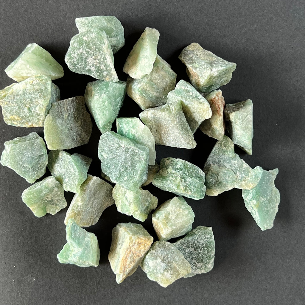 Aventurin verde piatra bruta, spartura, pietre semipretioase - druzy.ro 1