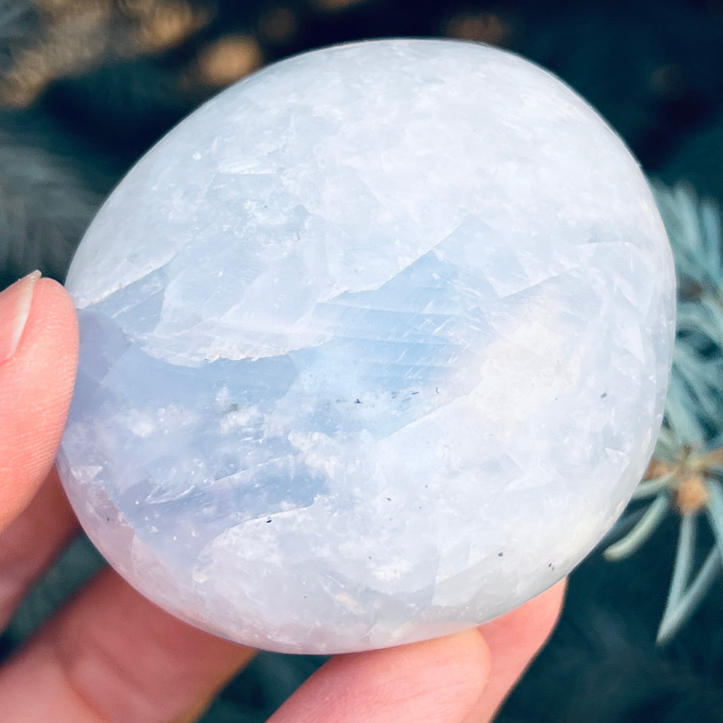 Calcit albastru palmstone model 5, druzy.ro, cristale 5