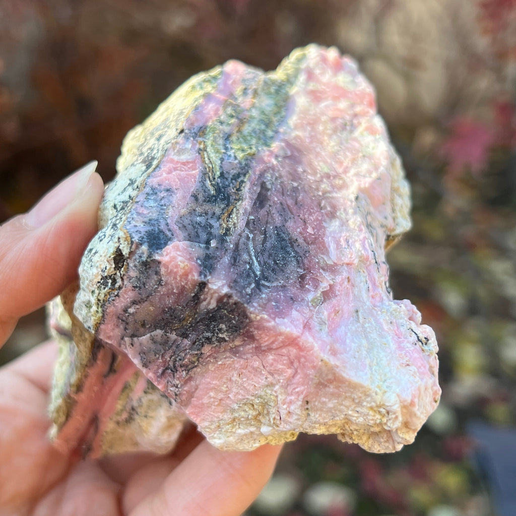 Opal roz piatra bruta (din Peru) model L1, pietre semipretioase - druzy.ro 8 
