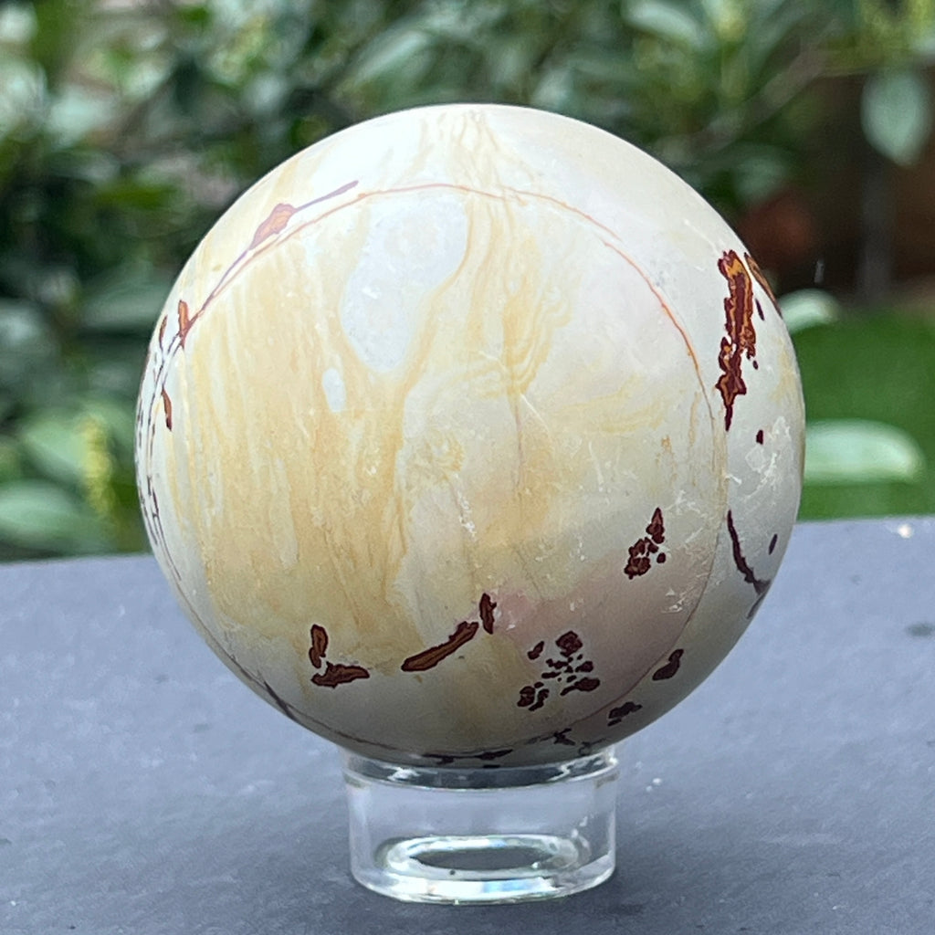 Sfera jasp landscape model 2, pietre semipretioase - druzy.ro 7 