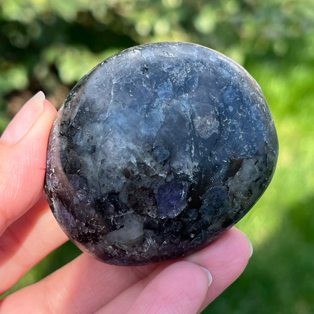 Palmstone Iolit (safir de apa) din Madagascar model 2, pietre semipretioase - druzy.ro 4 