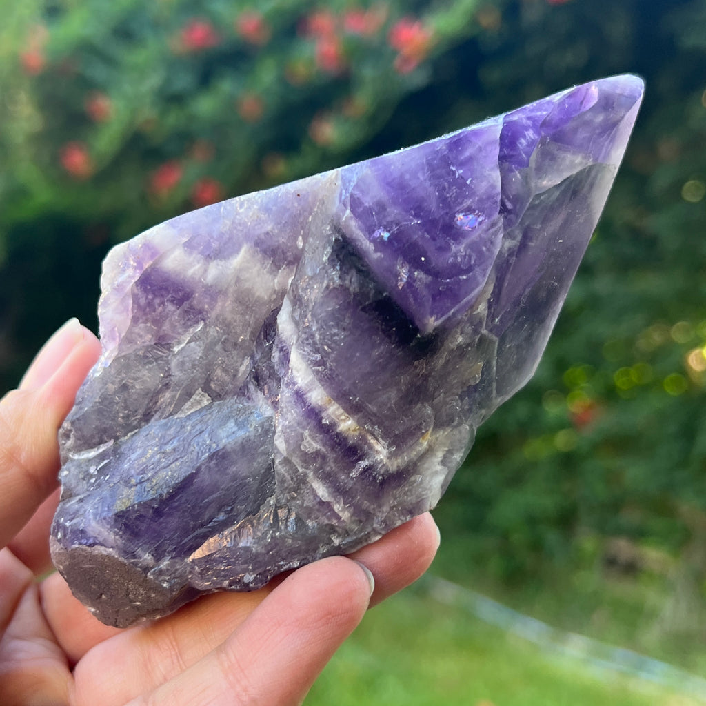 Varf ametist chevron model L3, pietre semipretioase - druzy.ro 3 