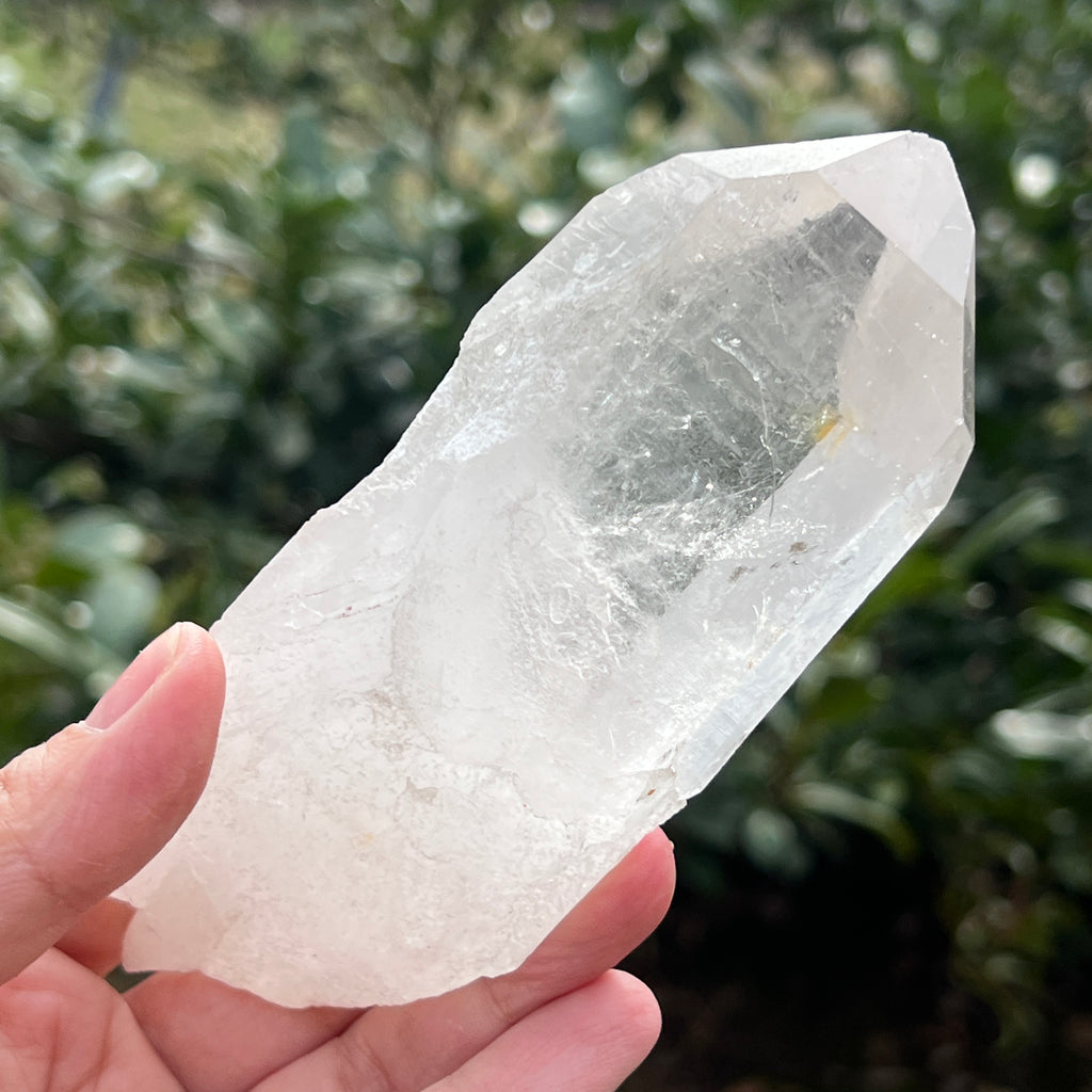 Varf cuart incolor natural, floare de mina L15, pietre semipretioase - druzy.ro 4 