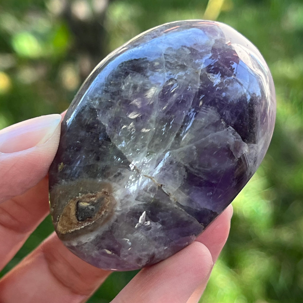 Ametist palmstone (din Madagascar) model 7, pietre semipretioase - druzy.ro 1 