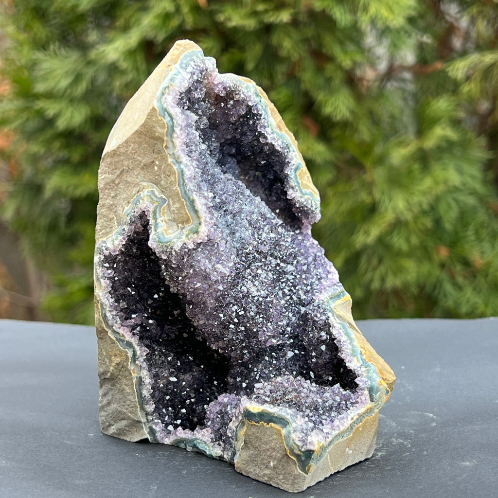Geoda ametist Uruguay model 47, pietre semipretioase - druzy.ro 3 