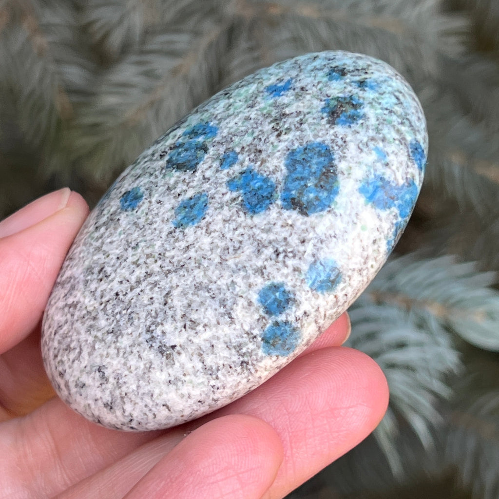 Palmstone K2 Granit cu azurit model 3, pietre semipretioase - druzy.ro 6 