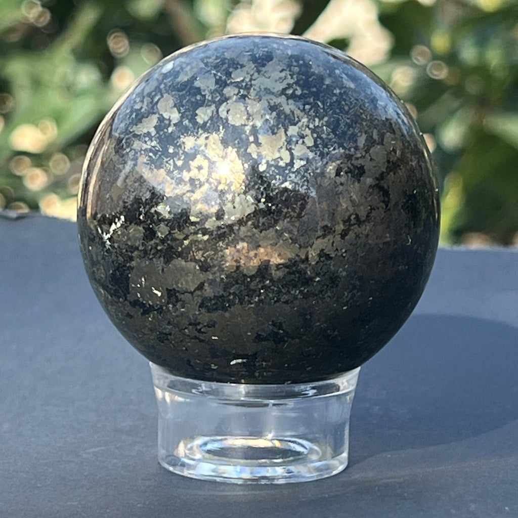 Sfera pirita model 5, pietre semipretioase - druzy.ro 1 