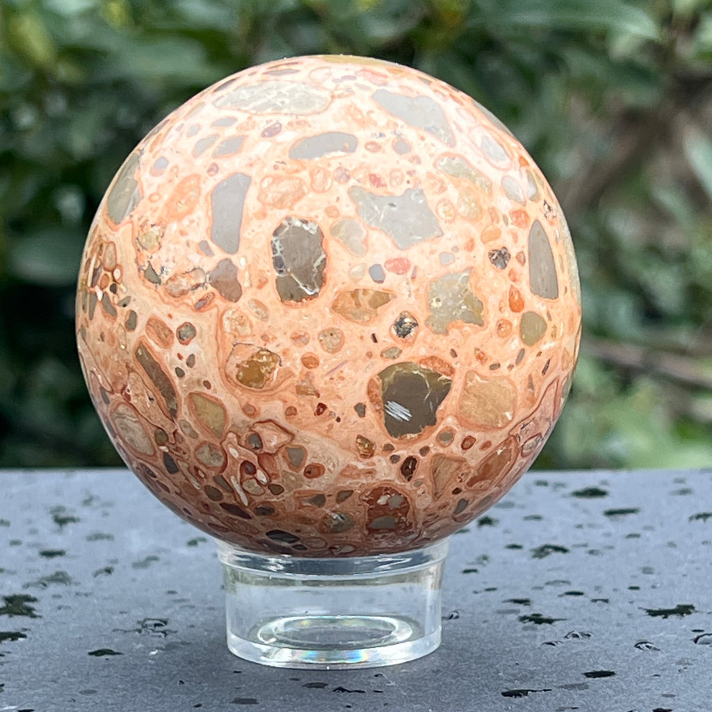 Sfera leopardit Peru model 1, pietre semipretioase - druzy.ro 4 