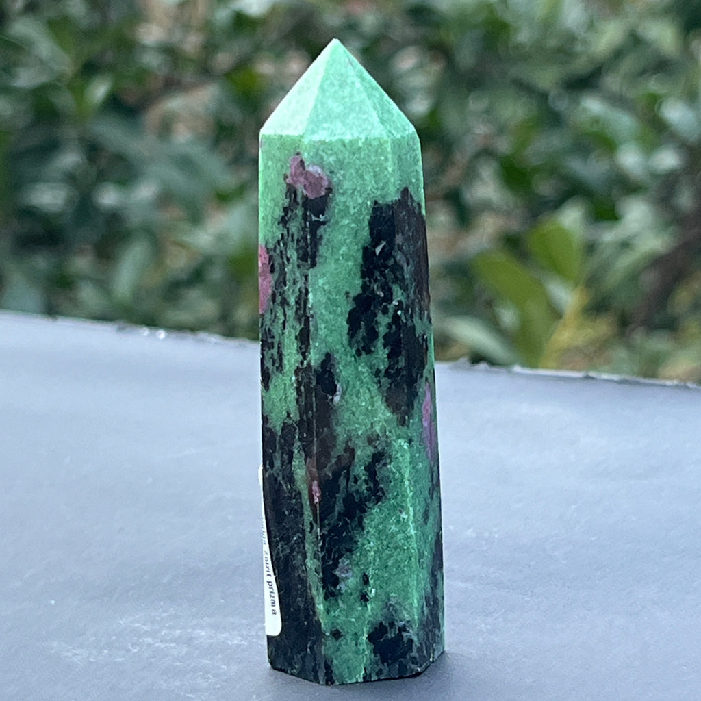 Obelisc rubin in zoisit model 7, pietre semipretioase - druzy.ro 4 