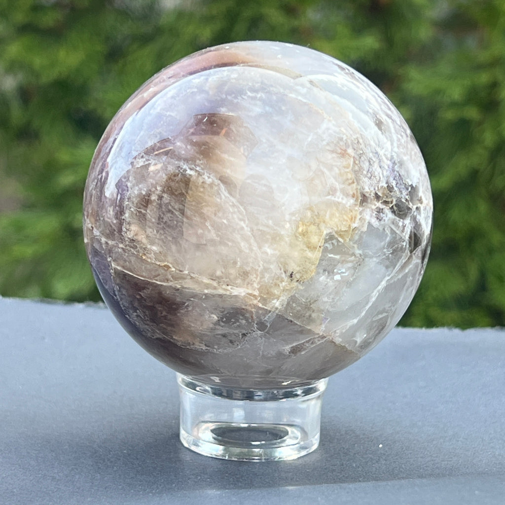 Sfera ametist chevron m4, pietre semipretioase - druzy.ro 5 