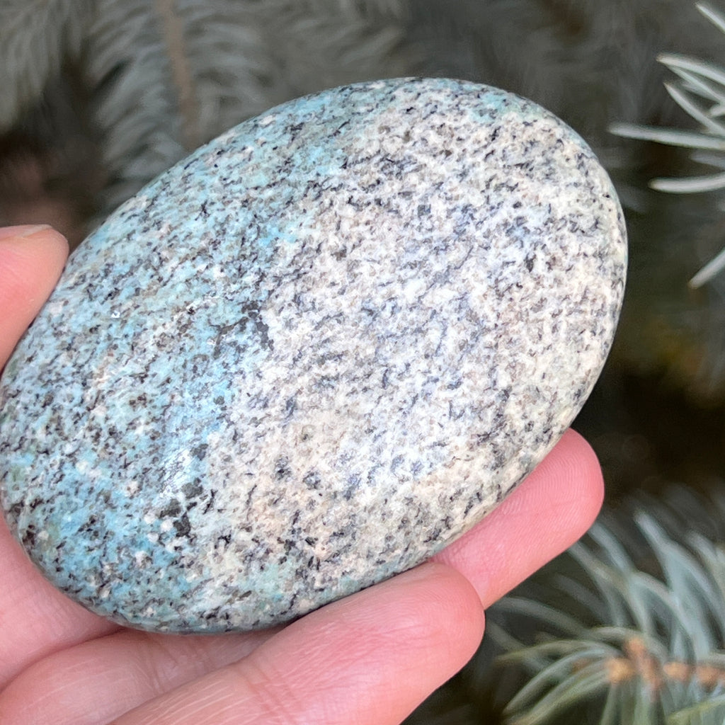 Palmstone K2 Granit cu azurit model 12, pietre semipretioase - druzy.ro 5 