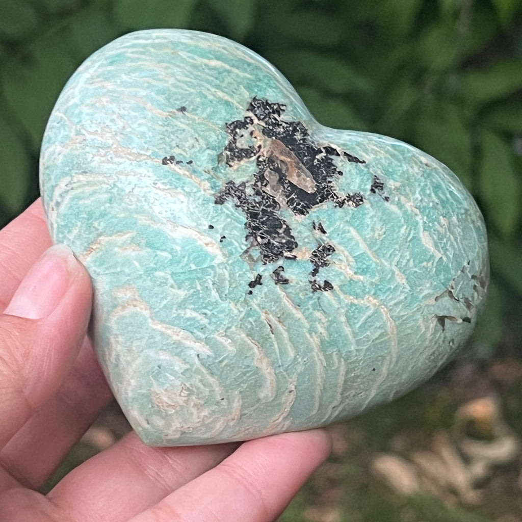 Inima amazonit model 3, pietre semipretioase - druzy.ro 1 