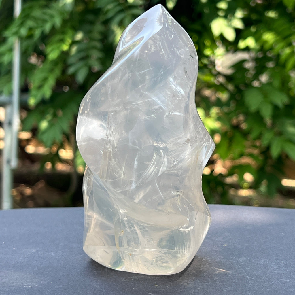 Sculptura girasol forma flacara m1, pietre semipretioase - druzy.ro 4 
