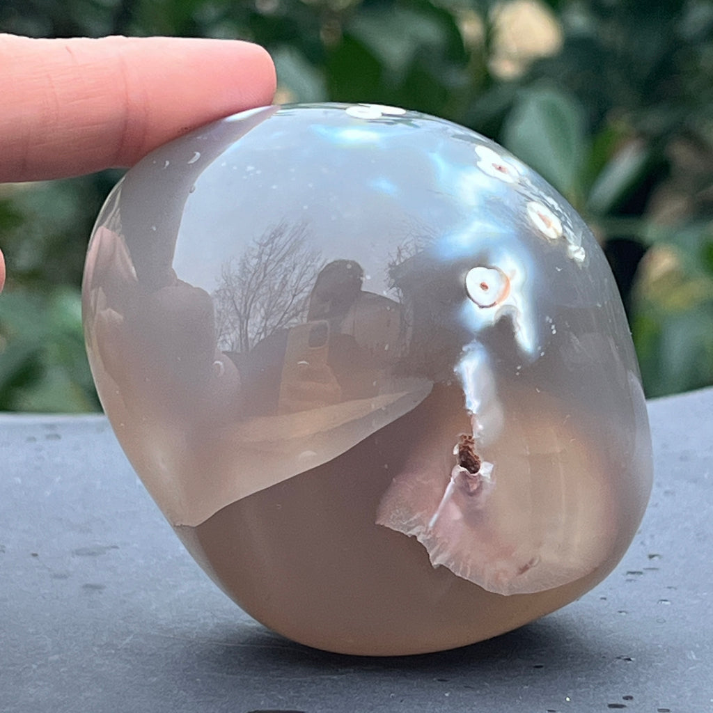 Agat Orca palmstone JUMB0 1, pietre semipretioase - druzy.ro 1 