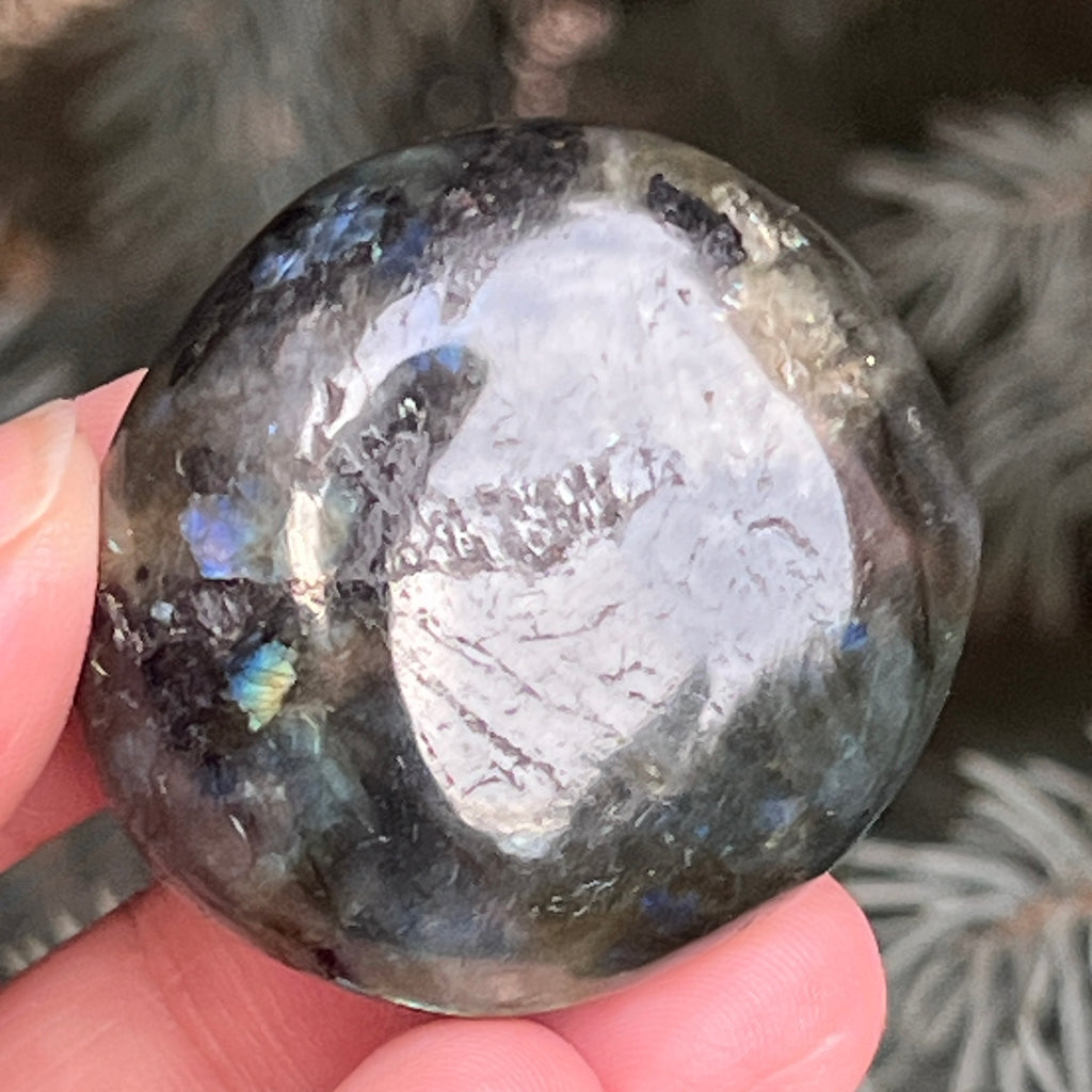 Labradorit palm stone m1, pietre semipretioase - druzy.ro 5 