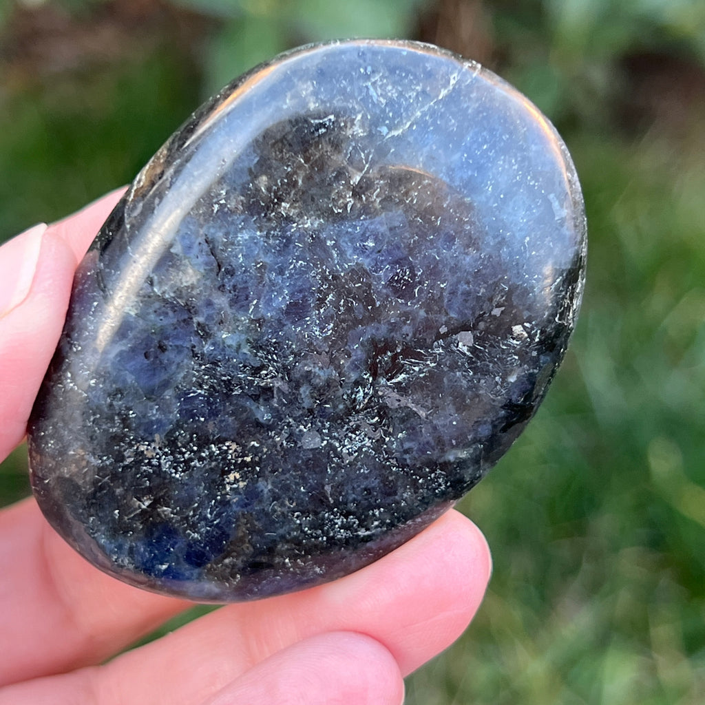 Palmstone Iolit (safir de apa) din Madagascar model 4, pietre semipretioase - druzy.ro 2 