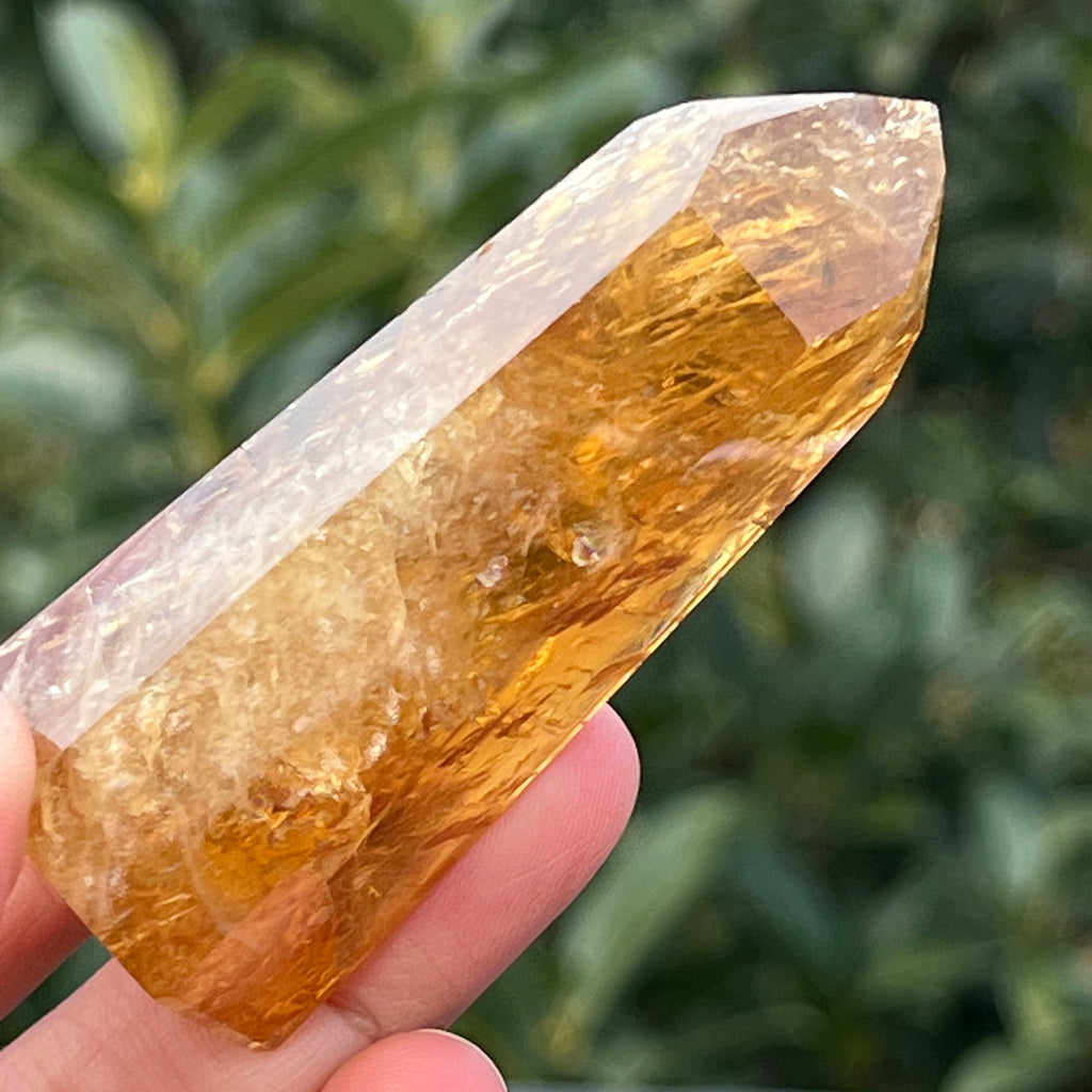 Obelisc citrin Brazilia calitate Extra AAA model 10, pietre semipretioase - druzy.ro 18 