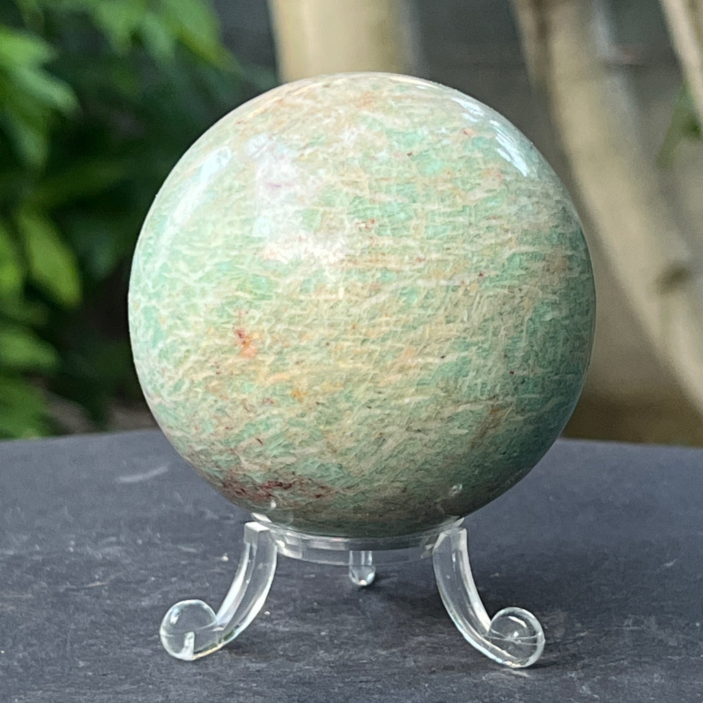 Sfera amazonit din Madagascar model 6, pietre semipretioase - druzy.ro 2 