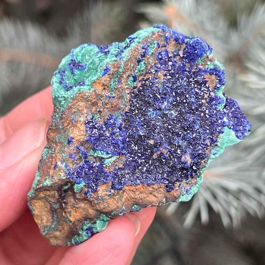 Azurit malachit piatra bruta model 8, druzy.ro, cristale 1
