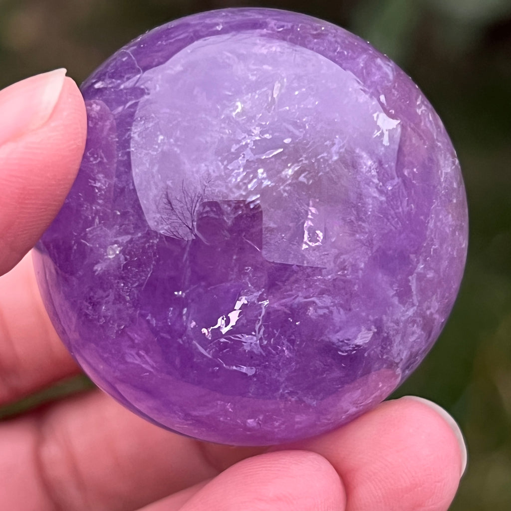 Sfera ametist AA din Brazilia model 10, pietre semipretioase - druzy.ro 6 