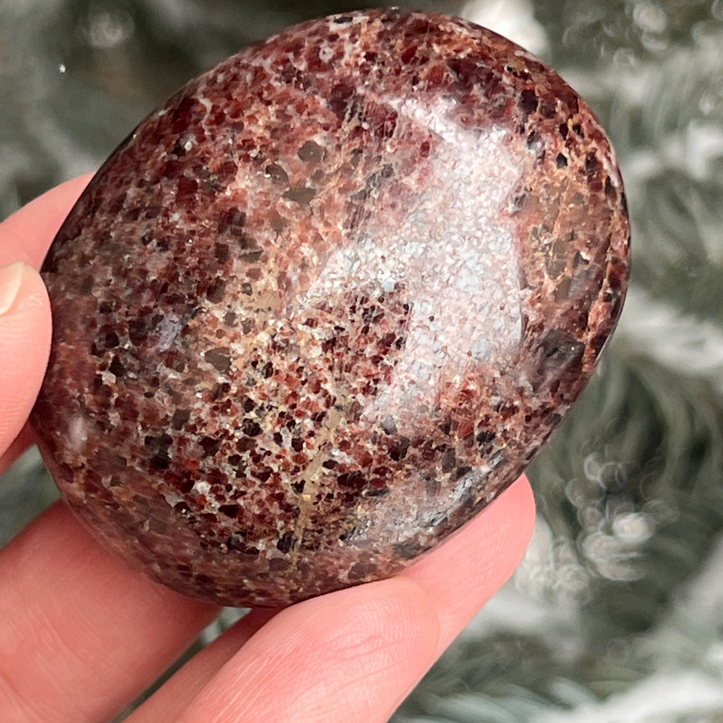 Granat palmstone model 9, pietre semipretioase - druzy.ro 7 