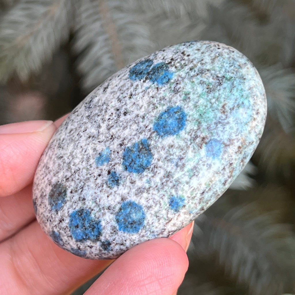 Palmstone K2 Granit cu azurit model 4, pietre semipretioase - druzy.ro 6 