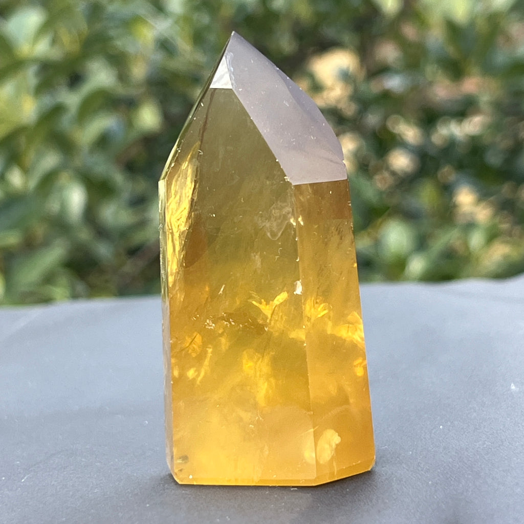 Obelisc citrin Brazilia calitate Extra AAA model 4, pietre semipretioase - druzy.ro 5 