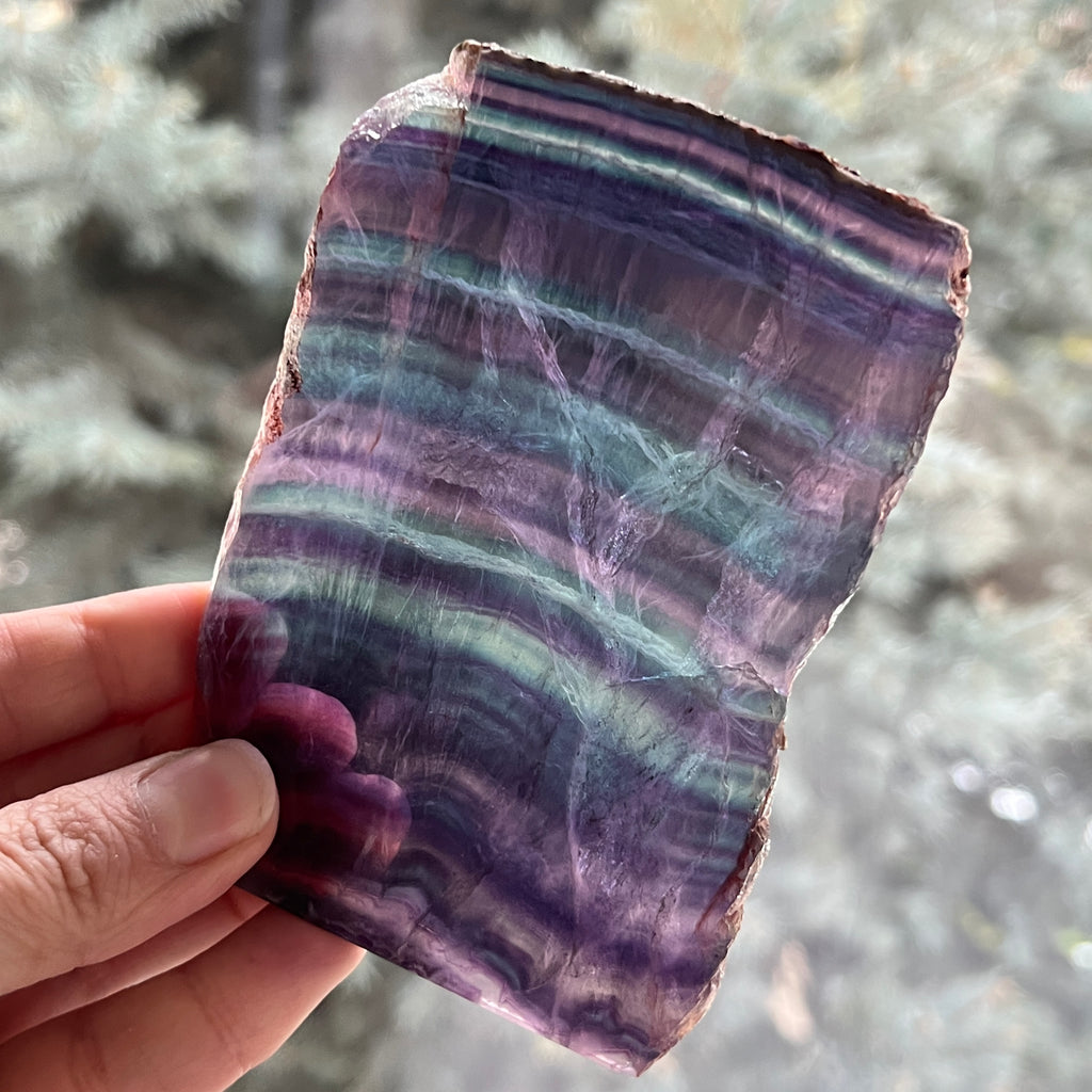 Felie fluorit din Provincia Zhejiang, China model 3, pietre semipretioase - druzy.ro 1 