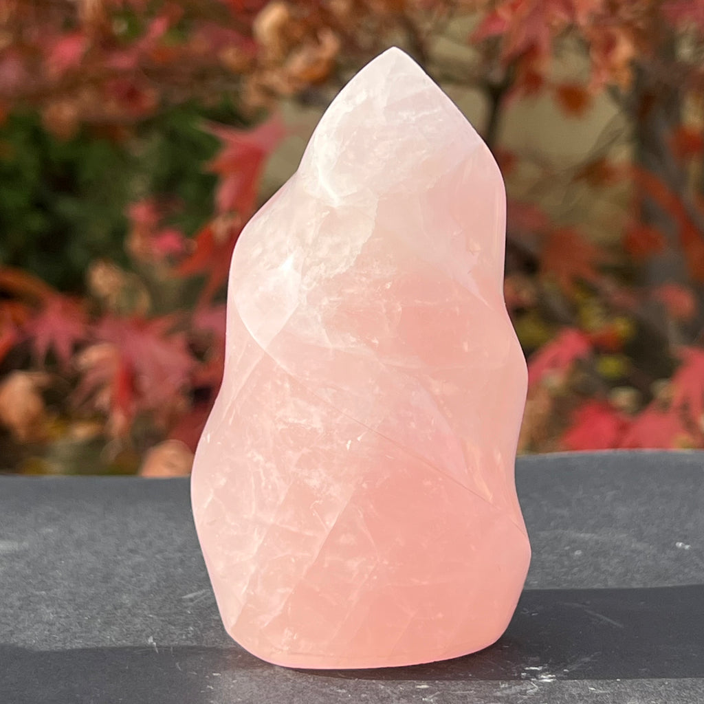 Flacara cuart roz model 7 din Madagascar, druzy.ro, cristale 2