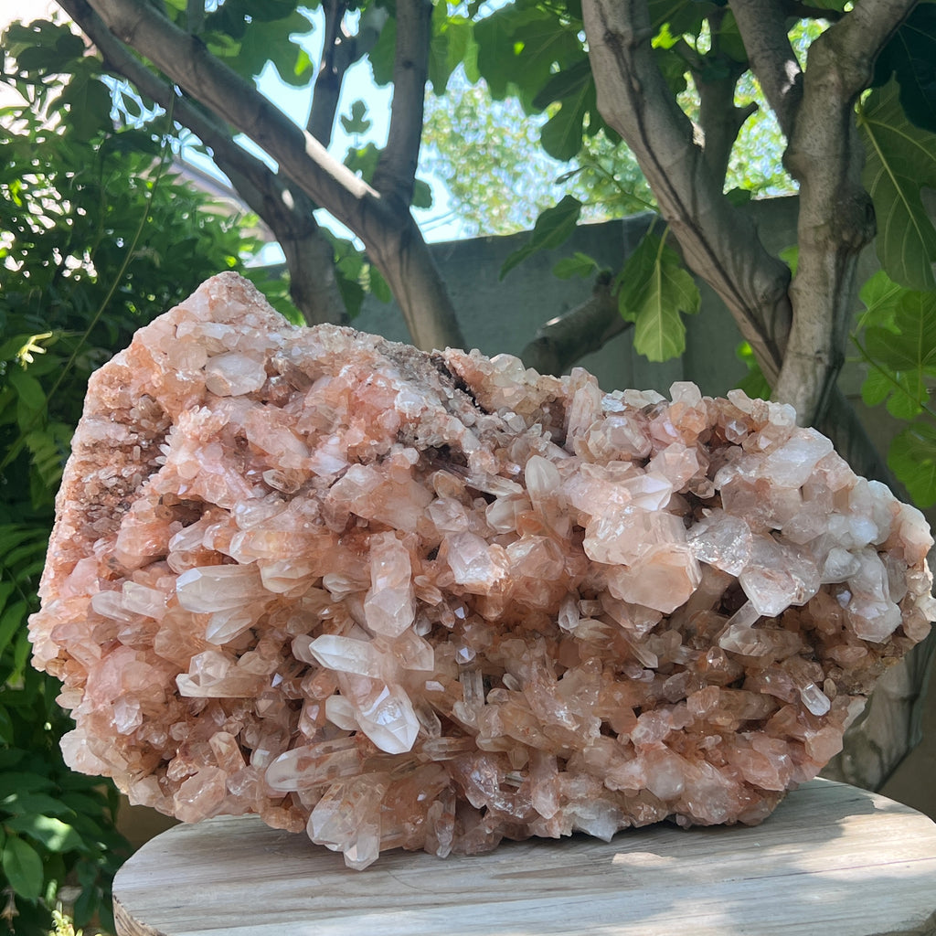 Cluster cuart rosu hematoid | Model XL4, pietre semipretioase - druzy.ro 5 