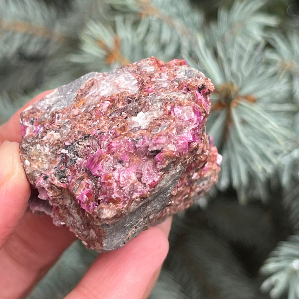 Dolomit roz Salrose piatra bruta m26, druzy.ro, cristale 3